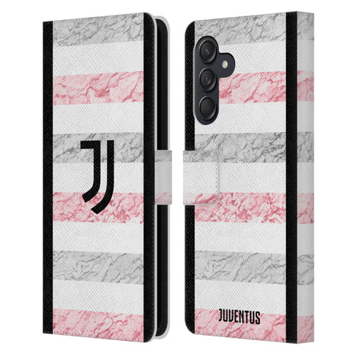 Juventus Football Club 2023/24 Match Kit Away Leather Book Wallet Case Cover For Samsung Galaxy M55 5G