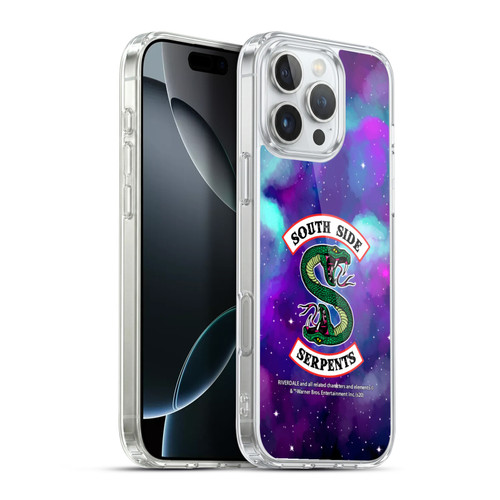 Riverdale South Side Serpents Nebula Logo 1 Soft Gel Case for Apple iPhone 16 Pro Max & MagSafe