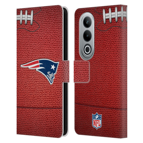 NFL New England Patriots Graphics Football Leather Book Wallet Case Cover For OPPO OnePlus Ace 3V 5G