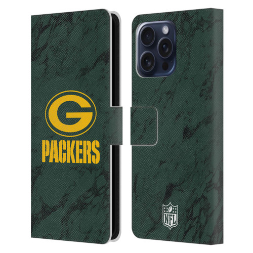NFL Green Bay Packers Graphics Coloured Marble Leather Book Wallet Case Cover For Apple iPhone 16 Pro Max NFL Green Bay Packers Graphics Coloured Marble Leather Book Wallet Case Cover For Apple iPhone 16 Pro Max