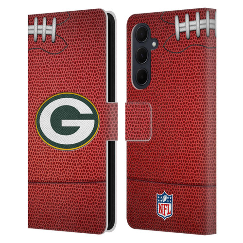 NFL Green Bay Packers Graphics Football Leather Book Wallet Case Cover For Samsung Galaxy A35 5G NFL Green Bay Packers Graphics Football Leather Book Wallet Case Cover For Samsung Galaxy A35 5G