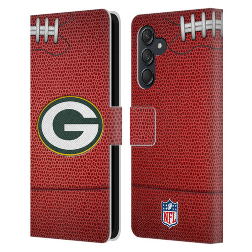 NFL Green Bay Packers Graphics Football Leather Book Wallet Case Cover For Samsung Galaxy M55 5G