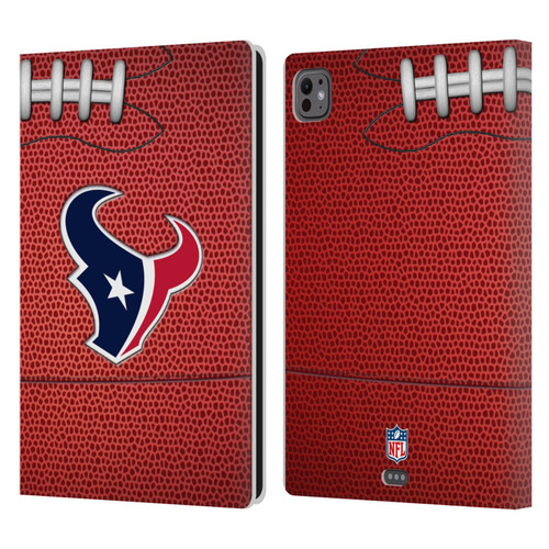 NFL Houston Texans Graphics Football Leather Book Wallet Case Cover For Apple iPad Pro 11 M4 2024