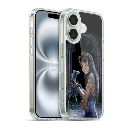 Anne Stokes Dragon Friendship Water Soft Gel Case for Apple iPhone 16