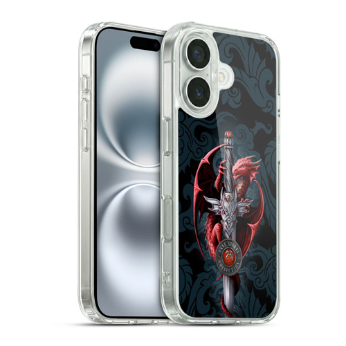 Anne Stokes Dragons Dagger Soft Gel Case for Apple iPhone 16