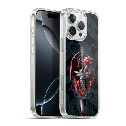 Anne Stokes Dragons Dagger Soft Gel Case for Apple iPhone 16 Pro Max