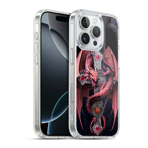 Anne Stokes Dragons Gothic Guardians Soft Gel Case for Apple iPhone 16 Pro