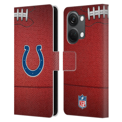 NFL Indianapolis Colts Graphics Football Leather Book Wallet Case Cover For OnePlus Nord 3 5G
