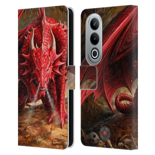 Anne Stokes Dragons Lair Leather Book Wallet Case Cover For OPPO OnePlus Ace 3V 5G