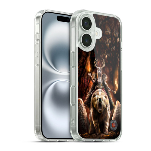 Anne Stokes Mix Fantasy Art Viking Witch Soft Gel Case for Apple iPhone 16