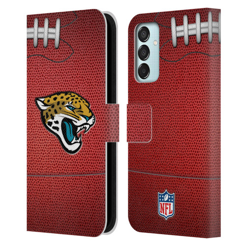 NFL Jacksonville Jaguars Graphics Football Leather Book Wallet Case Cover For Samsung Galaxy M15/F15 5G