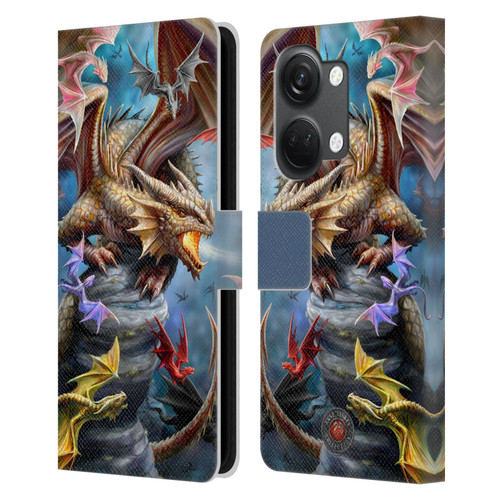 Anne Stokes Dragons 4 Clan Leather Book Wallet Case Cover For OnePlus Nord 3 5G