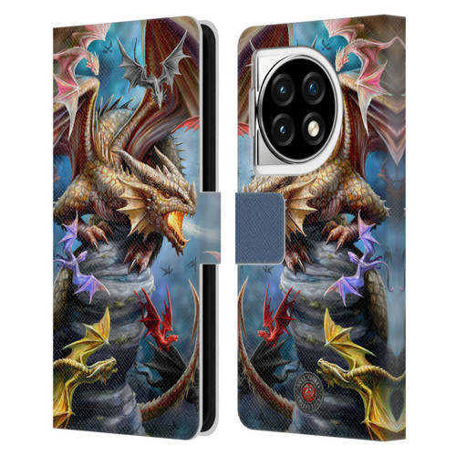 Anne Stokes Dragons 4 Clan Leather Book Wallet Case Cover For OPPO OnePlus Ace 3 5G