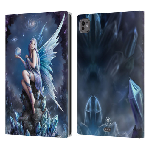Anne Stokes Fairies Stargazer Leather Book Wallet Case Cover For Apple iPad Pro 11 M4 2024