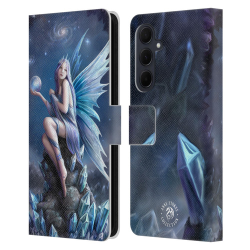 Anne Stokes Fairies Stargazer Leather Book Wallet Case Cover For Samsung Galaxy A35 5G