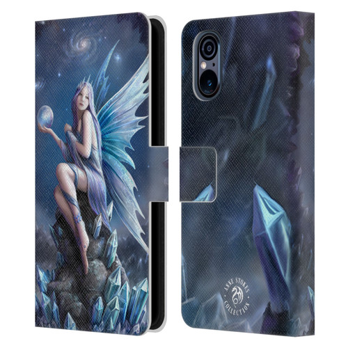 Anne Stokes Fairies Stargazer Leather Book Wallet Case Cover For Sony Xperia 5 V 5G
