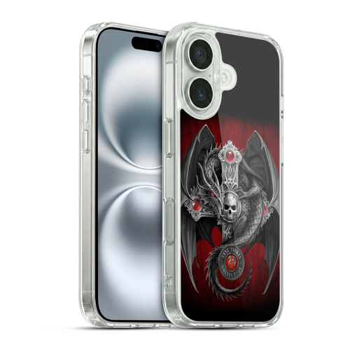 Anne Stokes Tribal Gothic Dragon Soft Gel Case for Apple iPhone 16