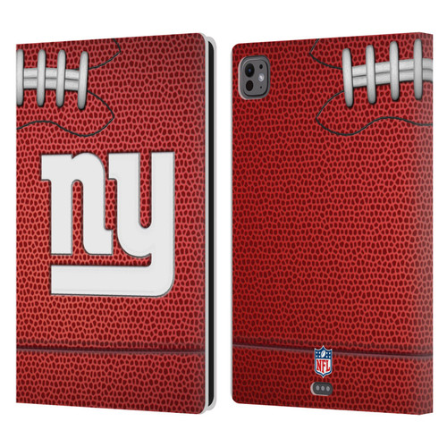 NFL New York Giants Graphics Football Leather Book Wallet Case Cover For Apple iPad Pro 11 M4 2024