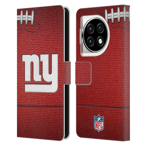 NFL New York Giants Graphics Football Leather Book Wallet Case Cover For OPPO OnePlus Ace 3 5G