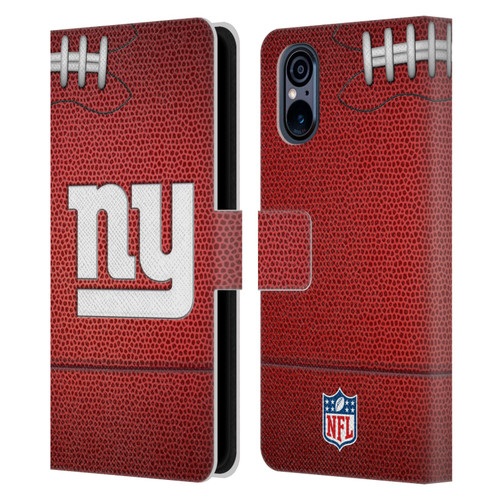 NFL New York Giants Graphics Football Leather Book Wallet Case Cover For Sony Xperia 5 V 5G