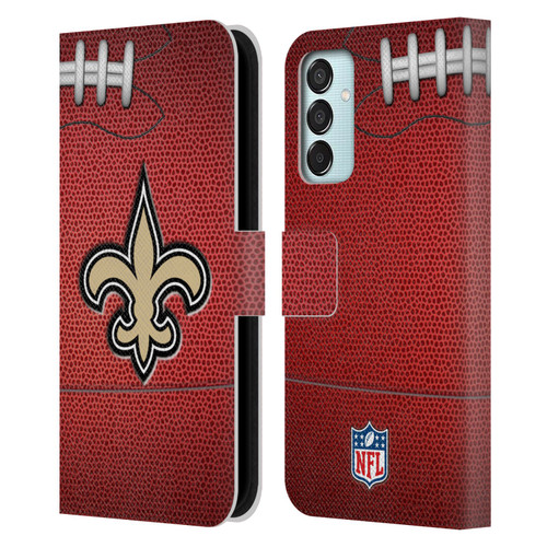 NFL New Orleans Saints Graphics Football Leather Book Wallet Case Cover For Samsung Galaxy M15/F15 5G