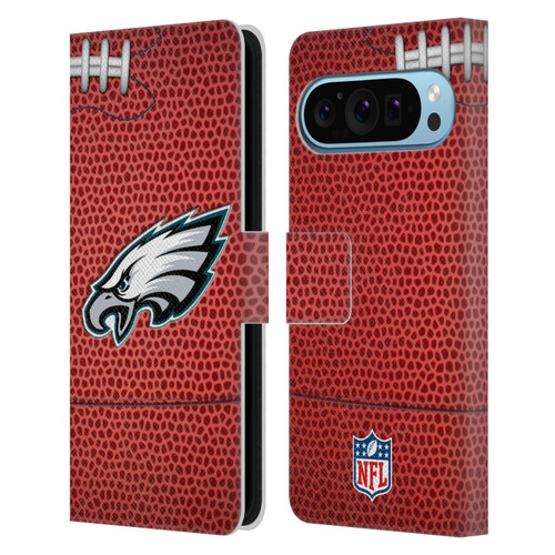 NFL Philadelphia Eagles Graphics Football Leather Book Wallet Case Cover For Google Pixel 9 / Pixel 9 Pro