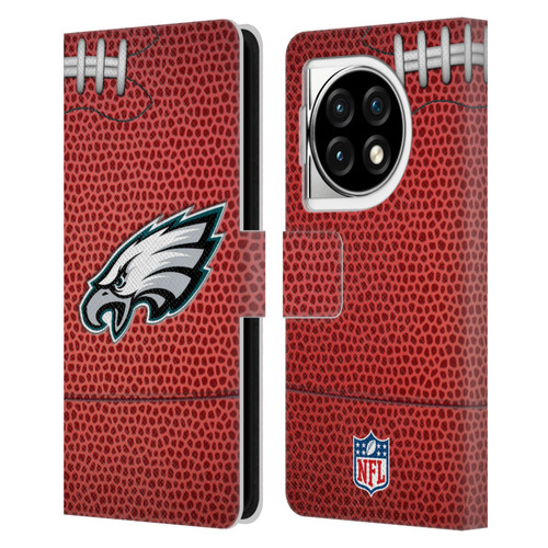 NFL Philadelphia Eagles Graphics Football Leather Book Wallet Case Cover For OPPO OnePlus Ace 3 5G