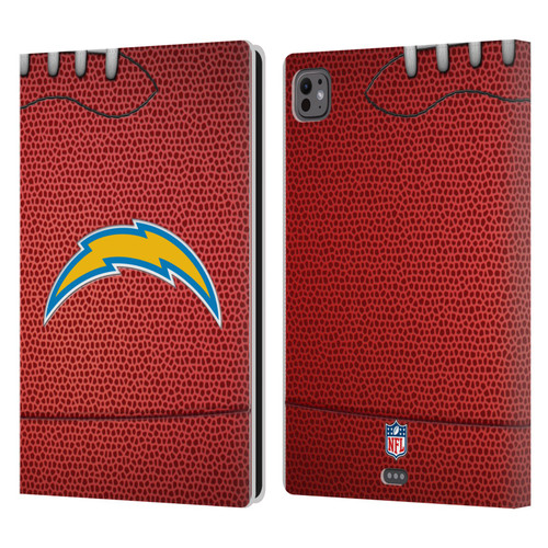 NFL Los Angeles Chargers Graphics Football Leather Book Wallet Case Cover For Apple iPad Pro 11 M4 2024