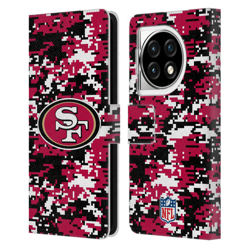 NFL San Francisco 49ers Graphics Digital Camouflage Leather Book Wallet Case Cover For OPPO OnePlus Ace 3 5G
