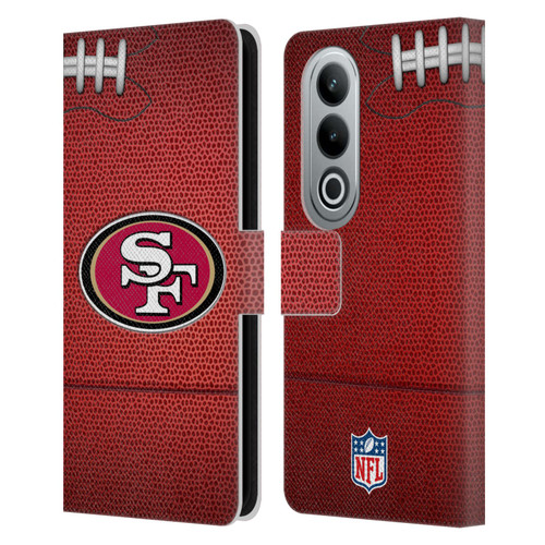 NFL San Francisco 49ers Graphics Football Leather Book Wallet Case Cover For OPPO OnePlus Ace 3V 5G