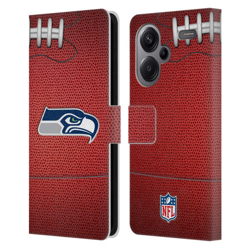 NFL Seattle Seahawks Graphics Football Leather Book Wallet Case Cover For Xiaomi Redmi Note 13 Pro Plus 5G
