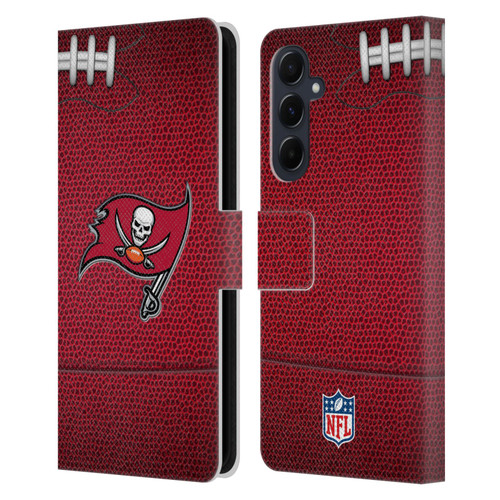NFL Tampa Bay Buccaneers Graphics Football Leather Book Wallet Case Cover For Samsung Galaxy A55 5G