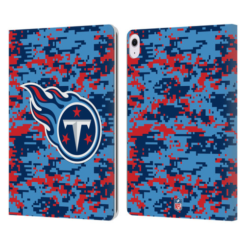 NFL Tennessee Titans Graphics Digital Camouflage Leather Book Wallet Case Cover For Apple iPad Air 13 2024