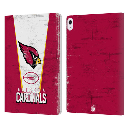 NFL Arizona Cardinals Logo Art Banner Leather Book Wallet Case Cover For Apple iPad Air 13 2024