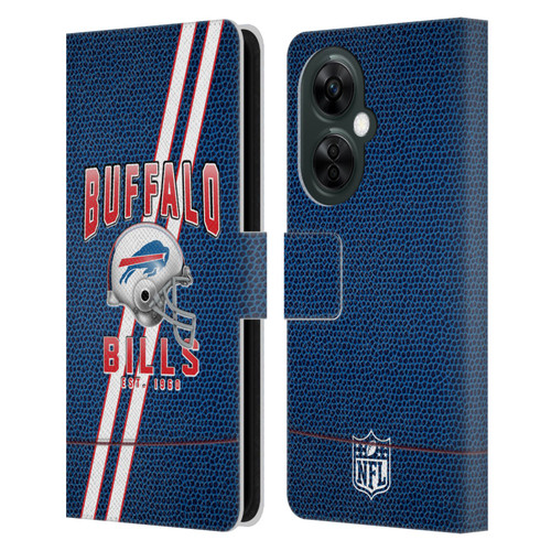 NFL Buffalo Bills Logo Art Football Stripes Leather Book Wallet Case Cover For OnePlus Nord CE 3 Lite 5G