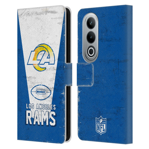 NFL Los Angeles Rams Logo Art Banner 100th Leather Book Wallet Case Cover For OPPO OnePlus Ace 3V 5G