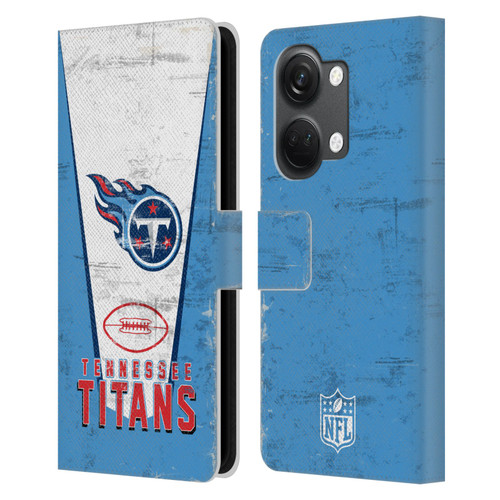 NFL Tennessee Titans Logo Art Banner Leather Book Wallet Case Cover For OnePlus Nord 3 5G