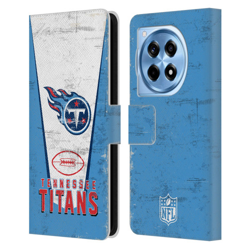 NFL Tennessee Titans Logo Art Banner Leather Book Wallet Case Cover For OnePlus 12R