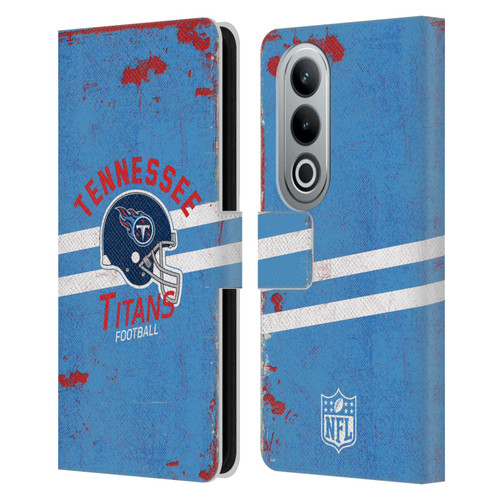 NFL Tennessee Titans Logo Art Helmet Distressed Leather Book Wallet Case Cover For OPPO OnePlus Ace 3V 5G