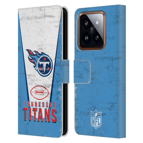 NFL Tennessee Titans Logo Art Banner Leather Book Wallet Case Cover For Xiaomi 14