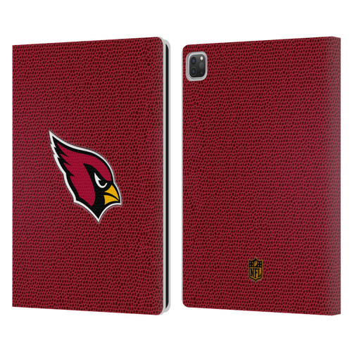NFL Arizona Cardinals Logo Football Leather Book Wallet Case Cover For Apple iPad Pro 13 M4 2024