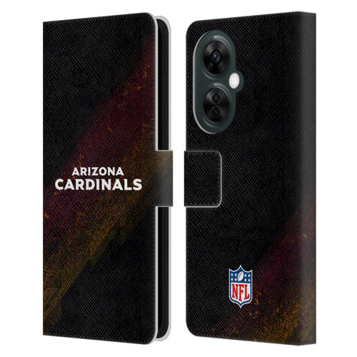 NFL Arizona Cardinals Logo Blur Leather Book Wallet Case Cover For OnePlus Nord CE 3 Lite 5G