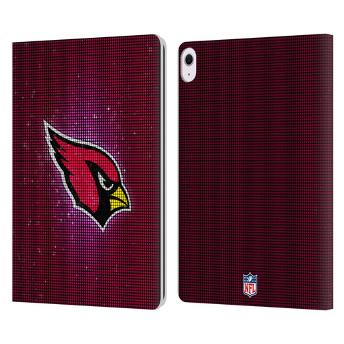 NFL Arizona Cardinals Artwork LED Leather Book Wallet Case Cover For Apple iPad Air 13 2024