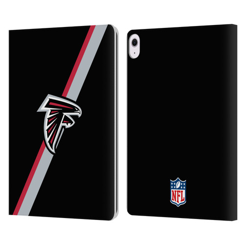 NFL Atlanta Falcons Logo Stripes Leather Book Wallet Case Cover For Apple iPad Air 13 2024