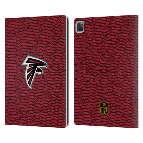 NFL Atlanta Falcons Logo Football Leather Book Wallet Case Cover For Apple iPad Pro 13 M4 2024