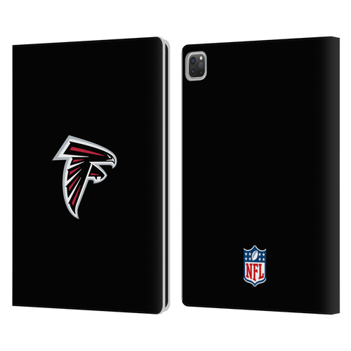 NFL Atlanta Falcons Logo Plain Leather Book Wallet Case Cover For Apple iPad Pro 13 M4 2024
