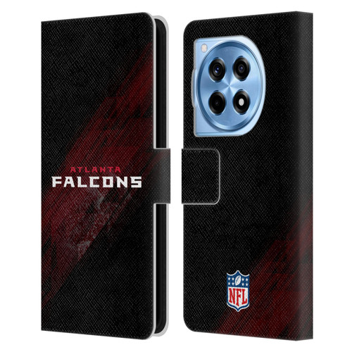 NFL Atlanta Falcons Logo Blur Leather Book Wallet Case Cover For OnePlus 12R