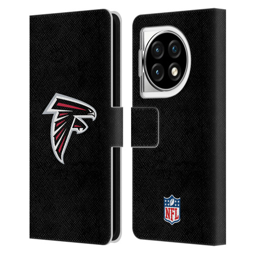 NFL Atlanta Falcons Logo Plain Leather Book Wallet Case Cover For OPPO OnePlus Ace 3 5G
