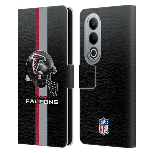 NFL Atlanta Falcons Logo Helmet Leather Book Wallet Case Cover For OPPO OnePlus Ace 3V 5G