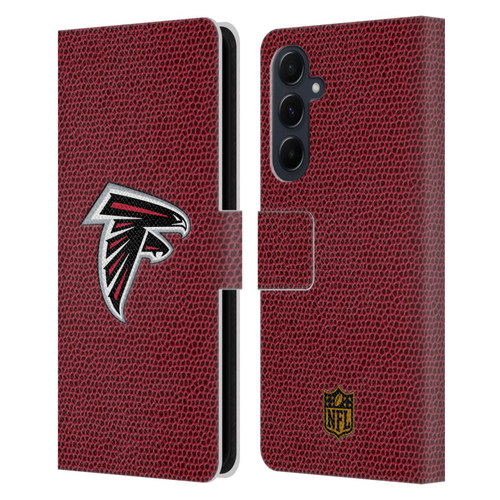 NFL Atlanta Falcons Logo Football Leather Book Wallet Case Cover For Samsung Galaxy A55 5G